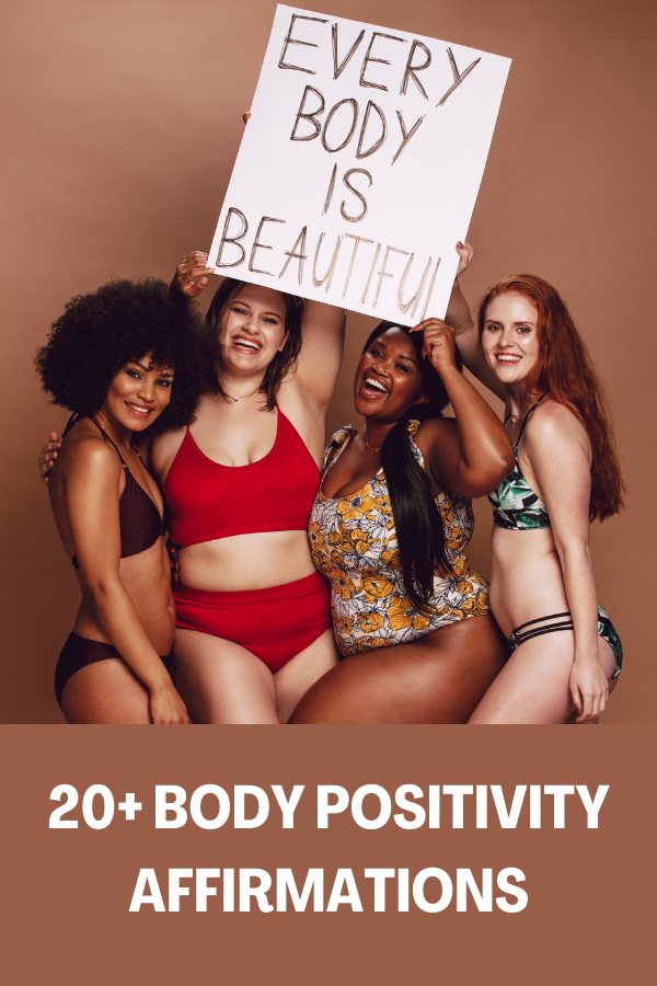 A banner for body positivity affirmations