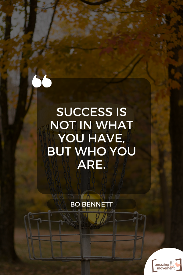 A quote about success from Bo Bennett