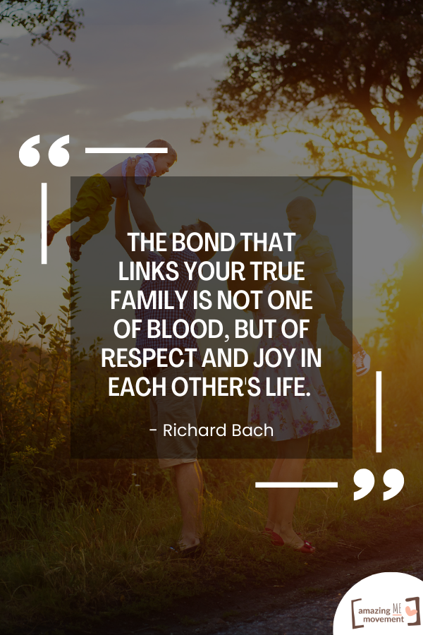 A quote about family love by Richard Bach
