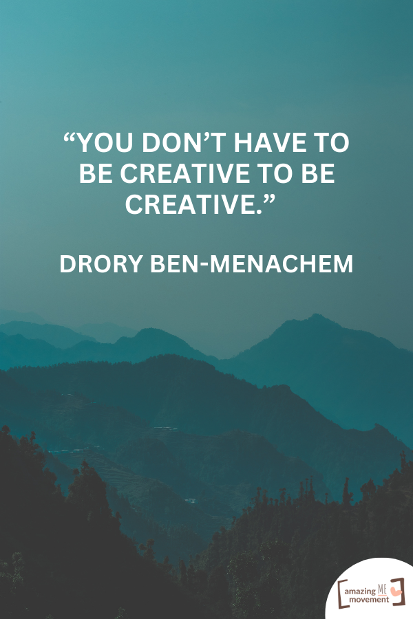 A creative quote by Drory Ben-Menachem
