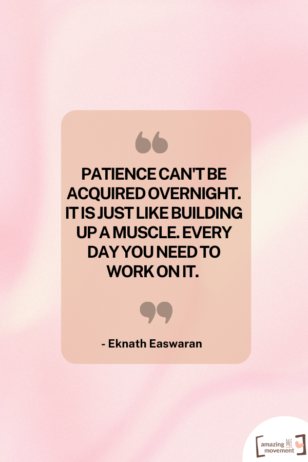 A quote uttered by Eknath Easwaran