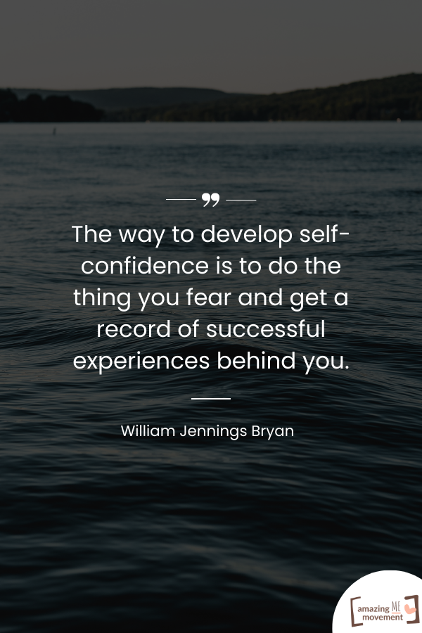 A quote about confidence from William Jennings Bryan