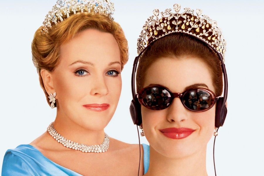 A movie poster for The Princess Diaries (2001)