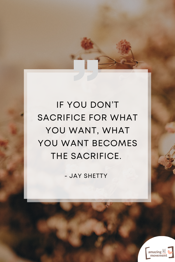 A Jay Shetty quote on success