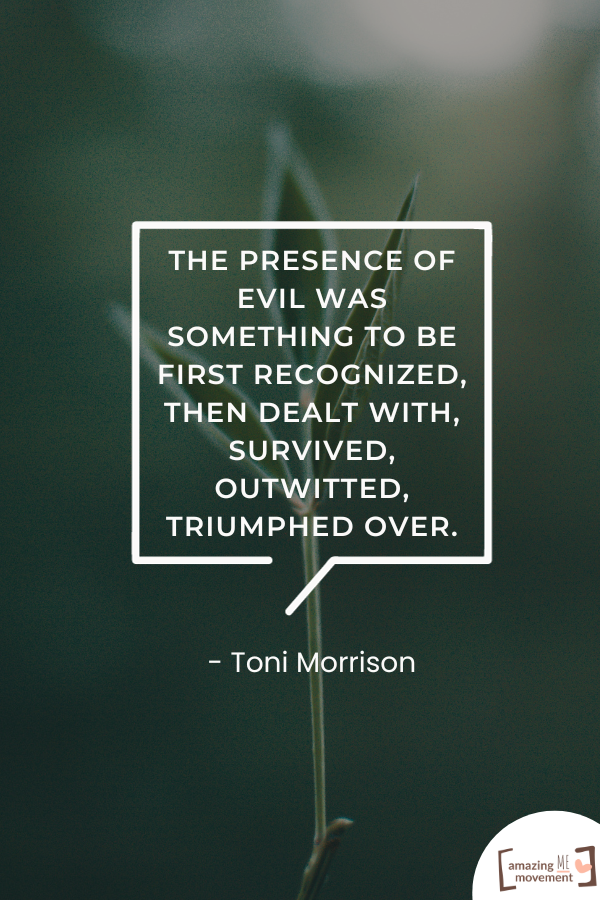 A Toni Morrison quote