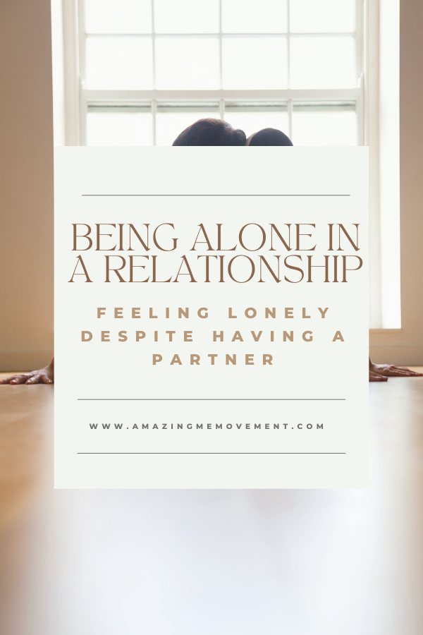 A poster for being alone in a relationship