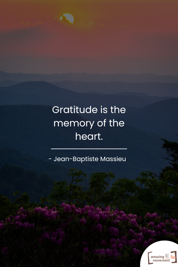 A quote about gratitude