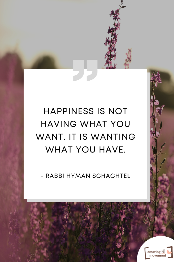 A quote about happiness
