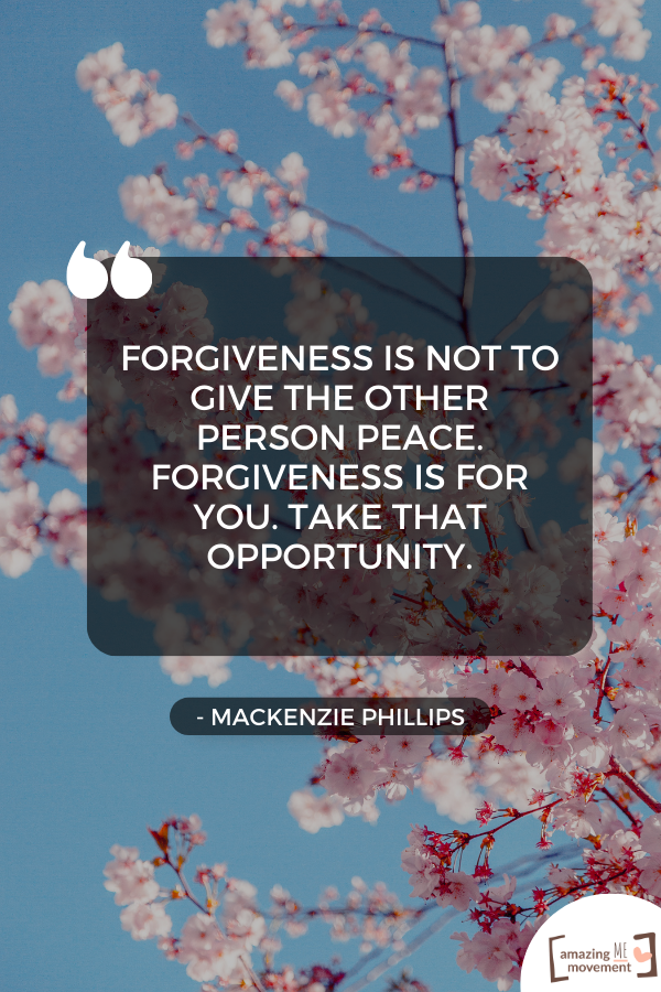 A quote about the essence of forgiveness #ForgivingQuotes