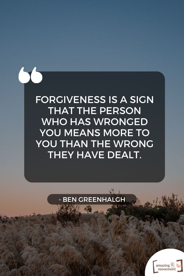 A statement about forgiveness #ForgivingQuotes