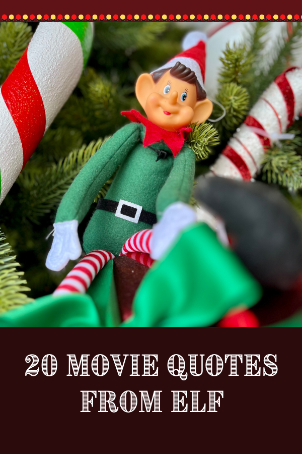 A poster for the movie quotes from Elf (2003) A funny quote from the movie Elf  #Elf #ElfMovie #ElfQuotes
