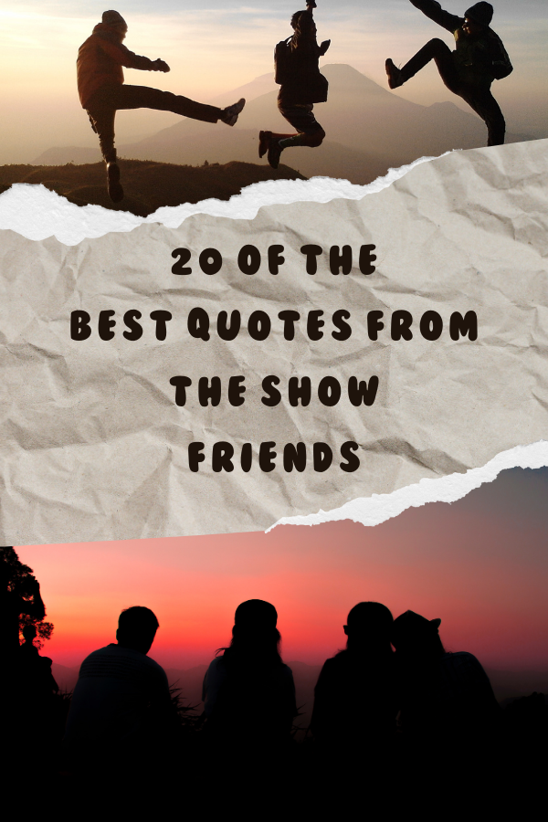 A poster about quotes from FRIENDS #FRIENDS #Joey #Chandler #Monica #Rachel #Phoebe #Ross
