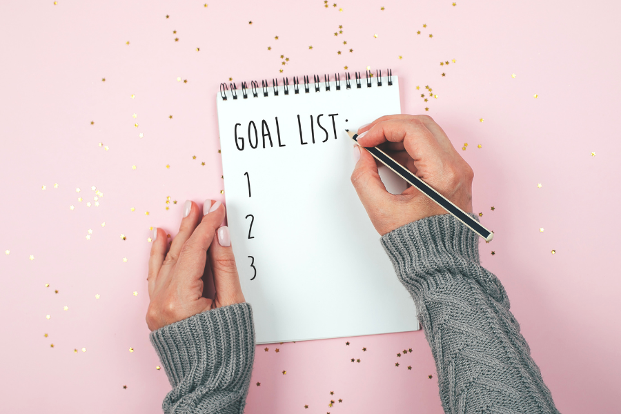 A person listing down his goals #Therapy #TherapyWorks #PersonalGrowth