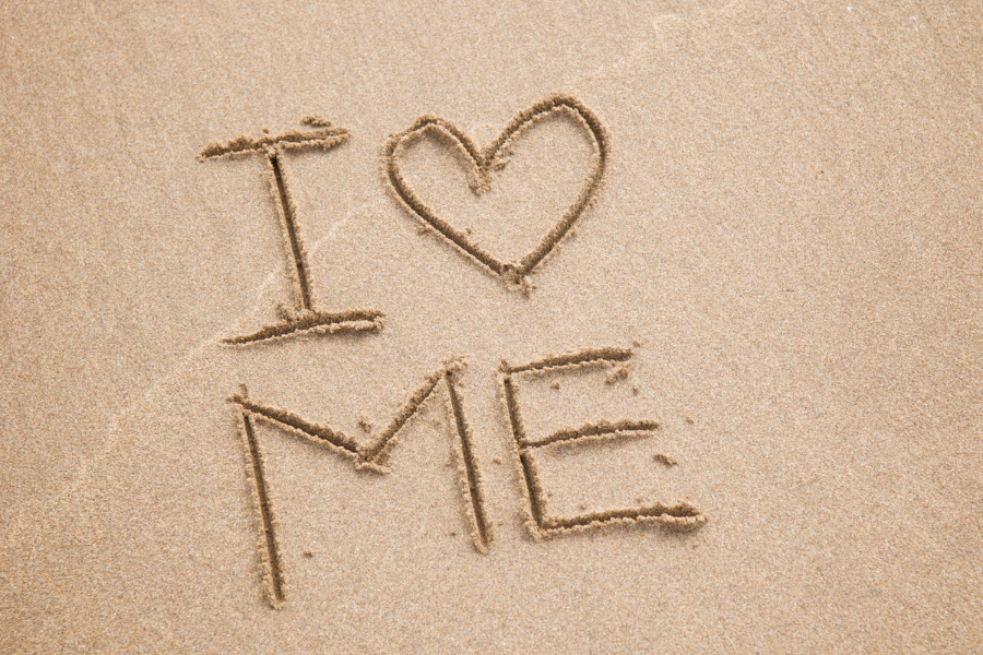 "I love me" written on sand #Therapy #TherapyWorks #PersonalGrowth