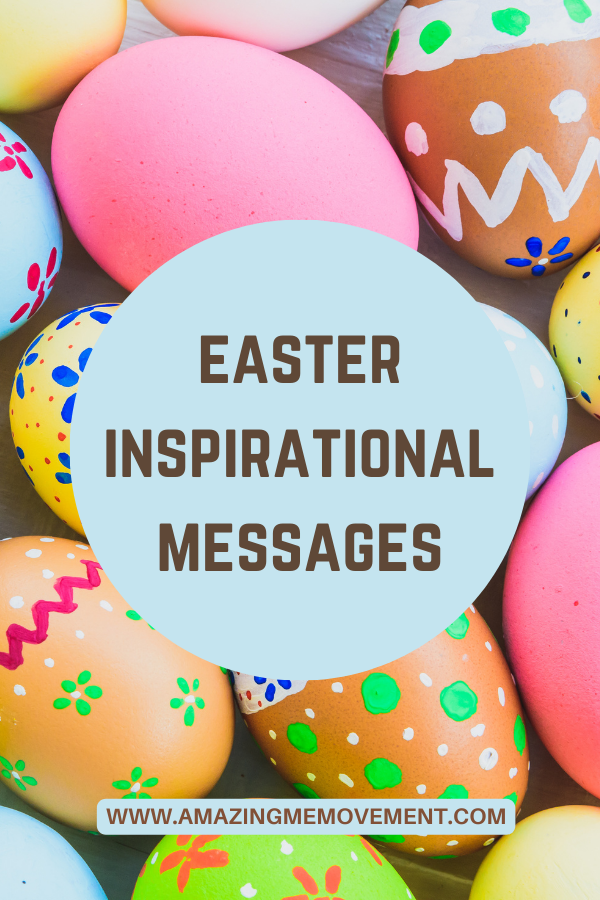 A poster about easter inspirational messages #EasterSunday #HolyWeek
