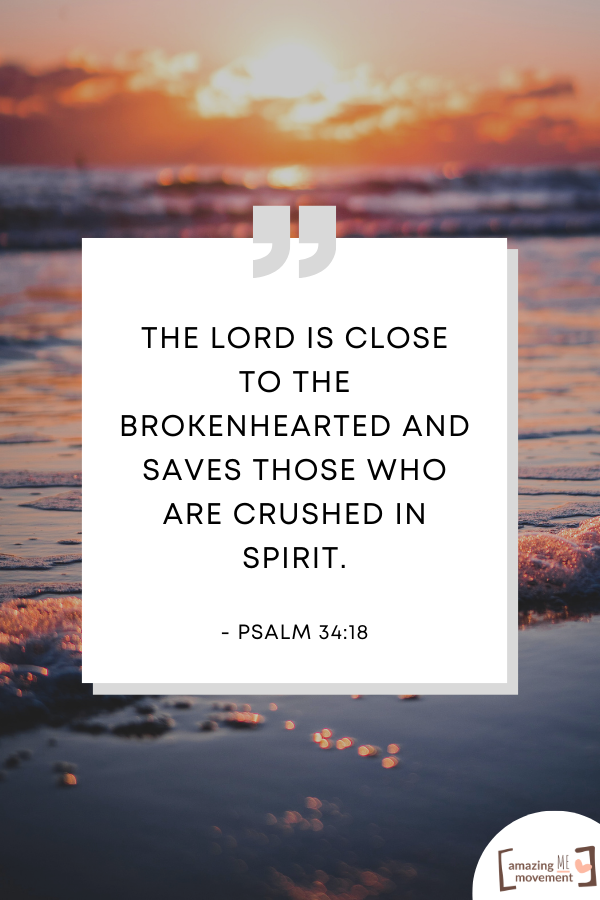 A Bible passage about a broken heart #BibleQuotes #MovingOnQuotes #HeartBreakQuotes #BrokenHeartQuotes