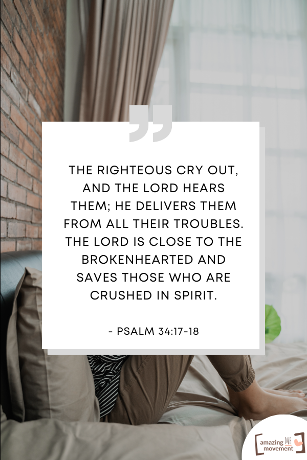A statement about broken hearts from the Bible #BibleQuotes #MovingOnQuotes #HeartBreakQuotes #BrokenHeartQuotes