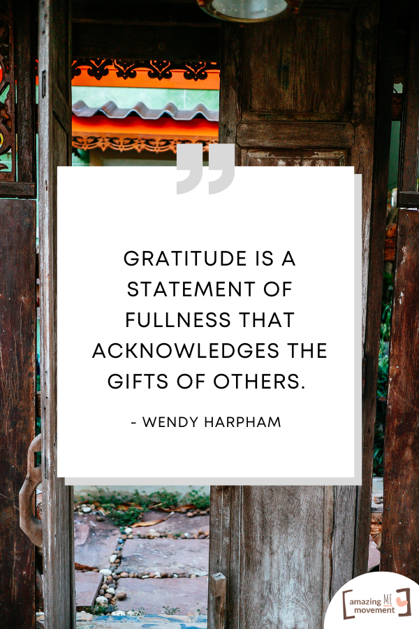 A lovely statement to fuel gratitude #GratitudeQuotes #Grateful #AbundantLiving