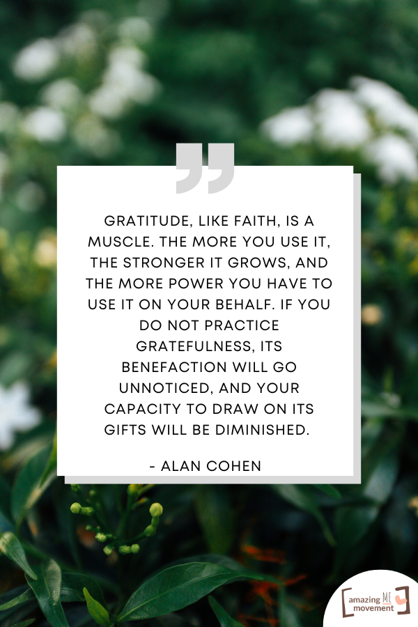 A quote about gratitude and abundant living #GratitudeQuotes #Grateful #AbundantLiving