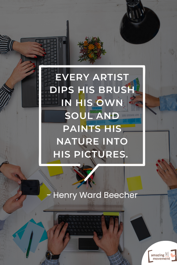 A motivational quote for artistic people #ArtisticJourney #CreativeSouls #MotivationalQuotes