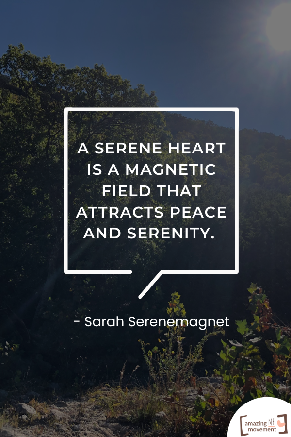 A serenity quote for tranquil hearts #SerenityQuotes #TranquilHearts