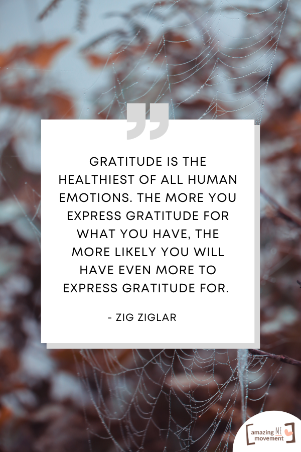 A gratitude quote for abundant living #GratitudeQuotes #Grateful #AbundantLiving