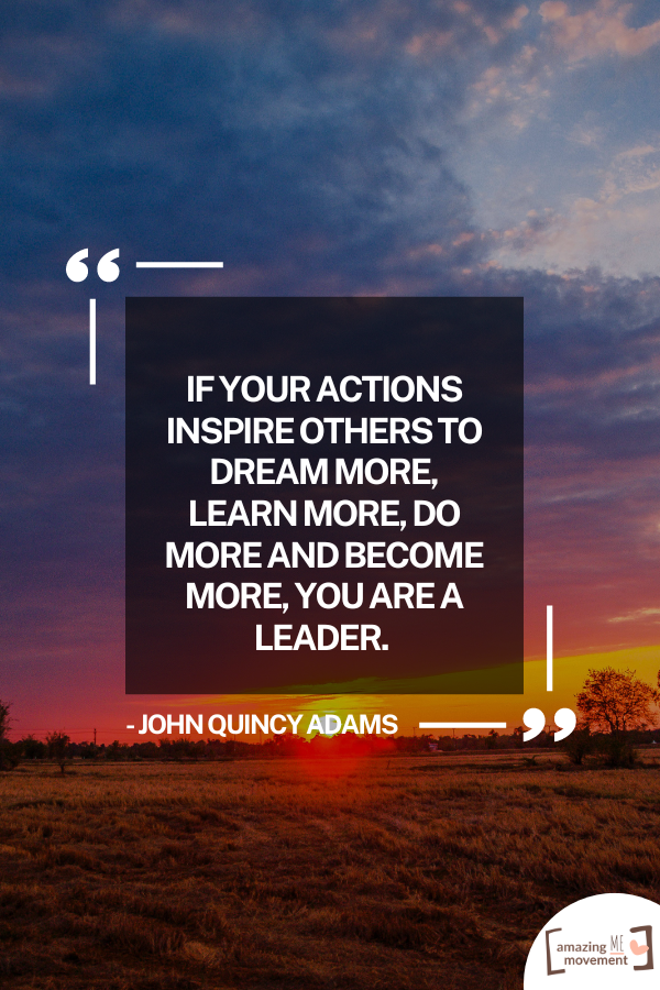 An inspiring quote about leadership #LeadershpQuotes #LeadershipSkills