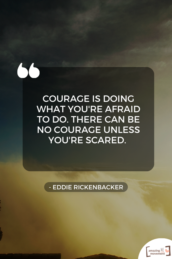 A lovely statement about having courage #BoldActions #CourageousQuotes
