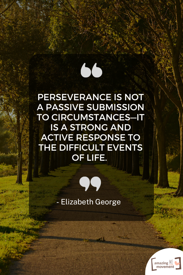 A lovely statement to keep you motivated #Perseverance #Resilience