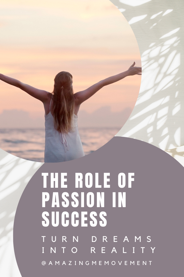 A poster  about the role of passion in success #PassionForSuccess #SuccessfulLife