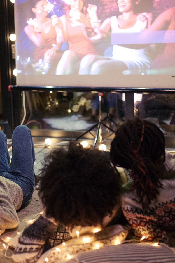 An outdoor movie night #4thOfJuly #IndependenceDay
