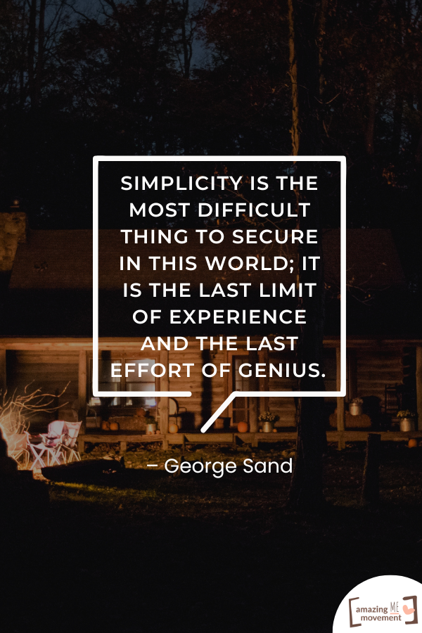 An inspiring quote about finding beauty in simple things #BeautyInSimplicity #SimpleIsBeautiful