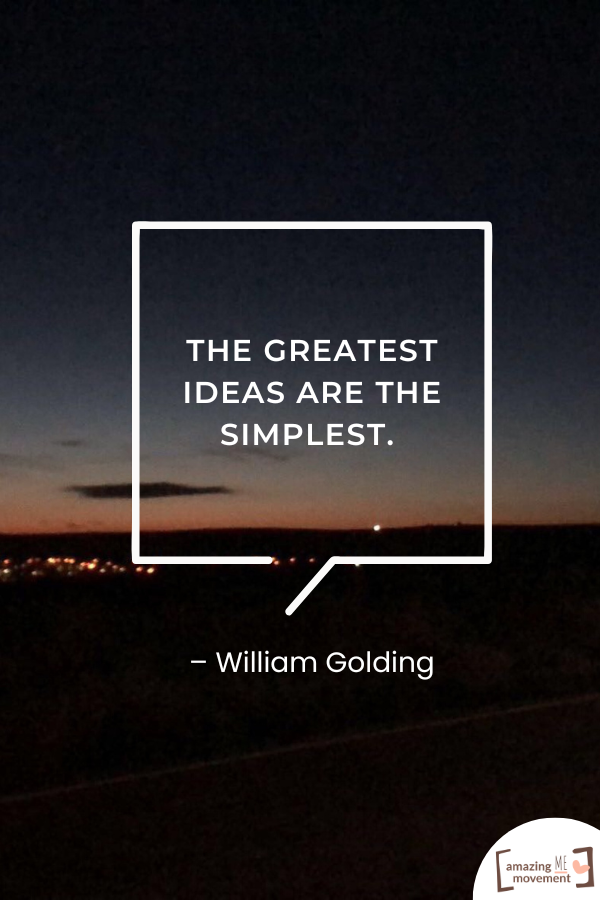 An inspiring quote about finding beauty in simple things #BeautyInSimplicity #SimpleIsBeautiful