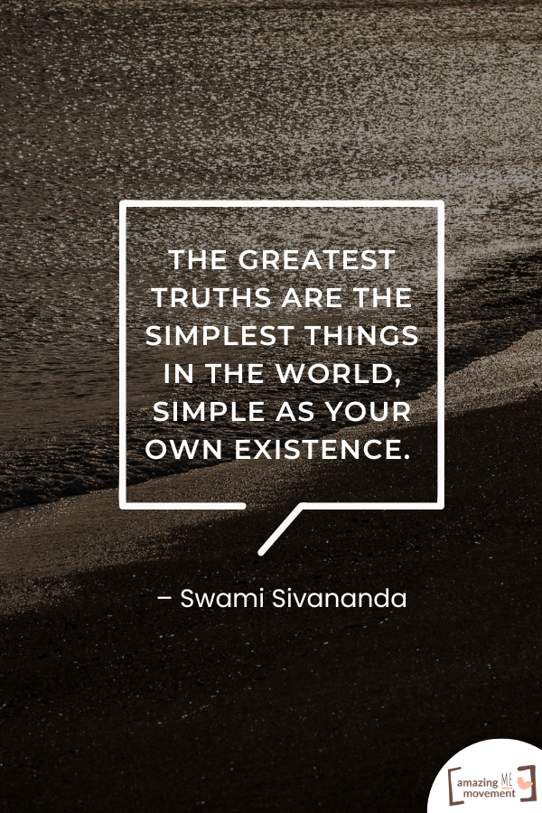 An inspiring quote about finding beauty in simple things #BeautyInSimplicity #SimpleIsBeautiful