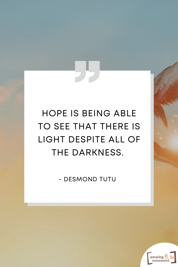 A quote on the importance of hope #HopeIsImportant #RemainHopeful