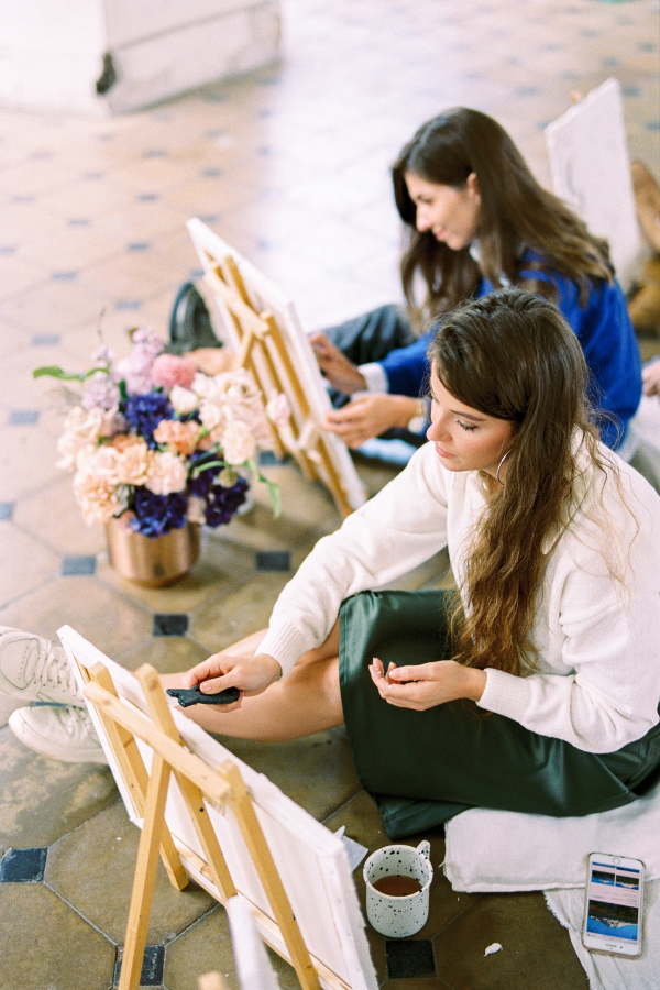 Women in a painting class #FindYourPassion #PassionInLife