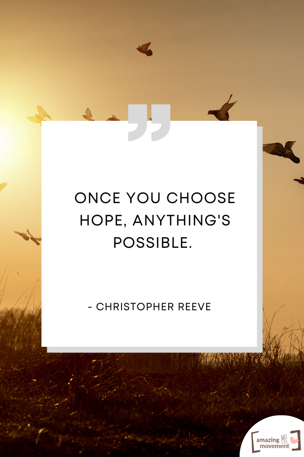 A quote on the importance of hope #HopeIsImportant #RemainHopeful