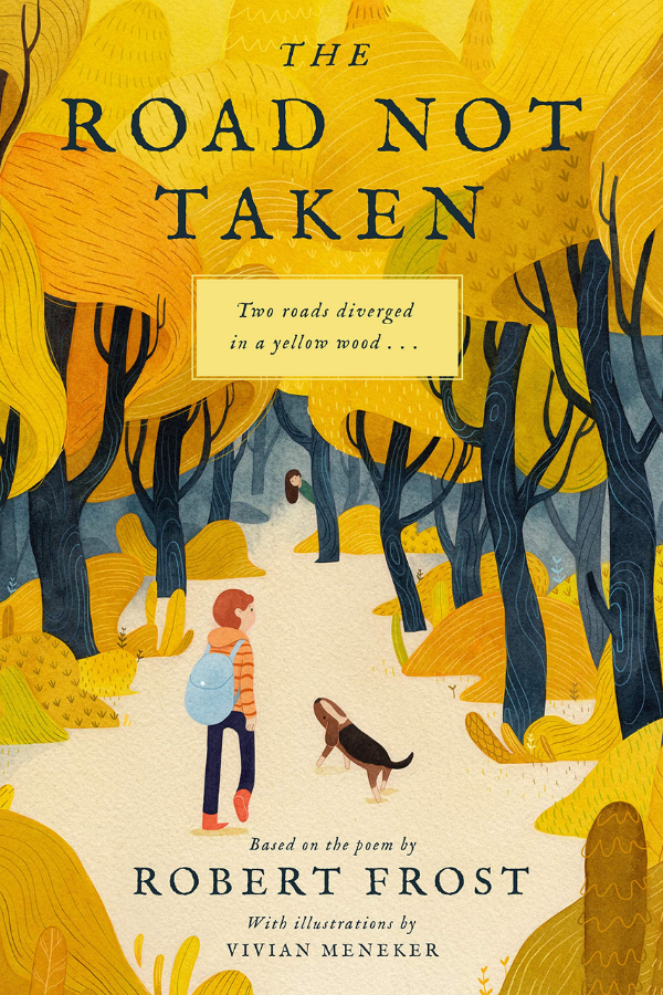 A cover of the literature "The Road Not Taken" #LiteratureAndPoetry #Inspiration