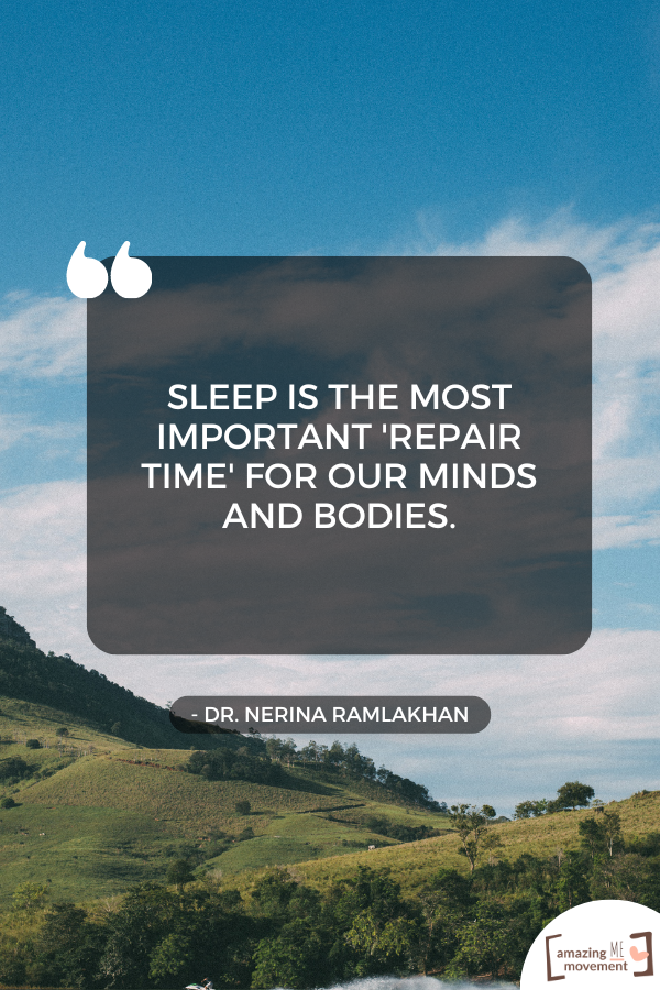 An inspiring quote about sleeping #ImportanceOfSleep #RestIsImportant