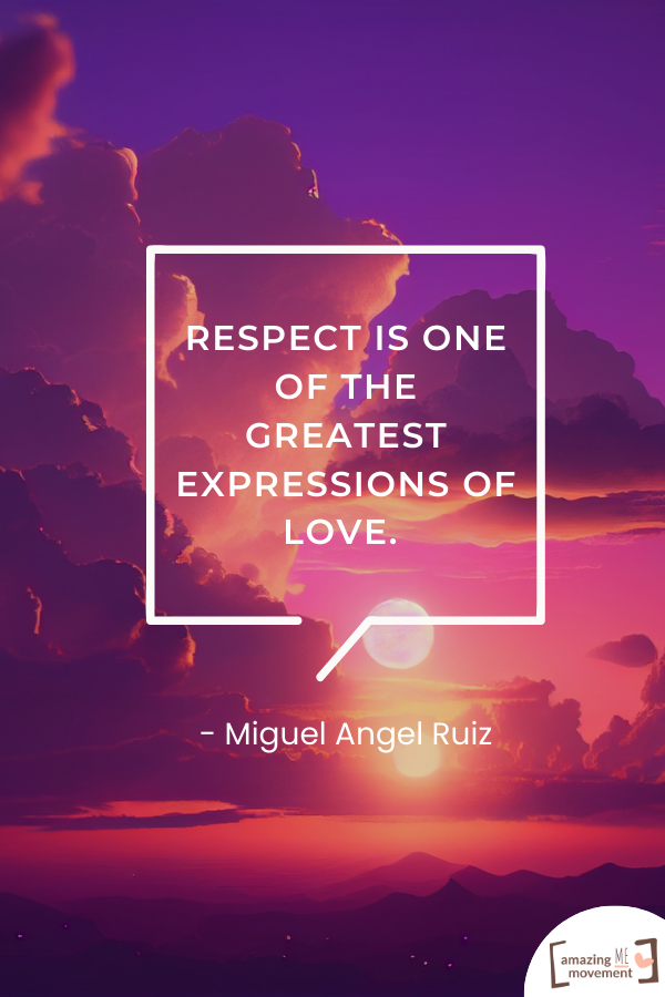 A lovely statement about respect #Respect #BeRespectful