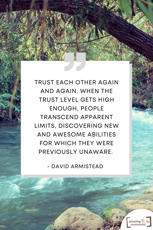 A lovely quote about the importance of trust #TrustPeople #QuotesOnTrust