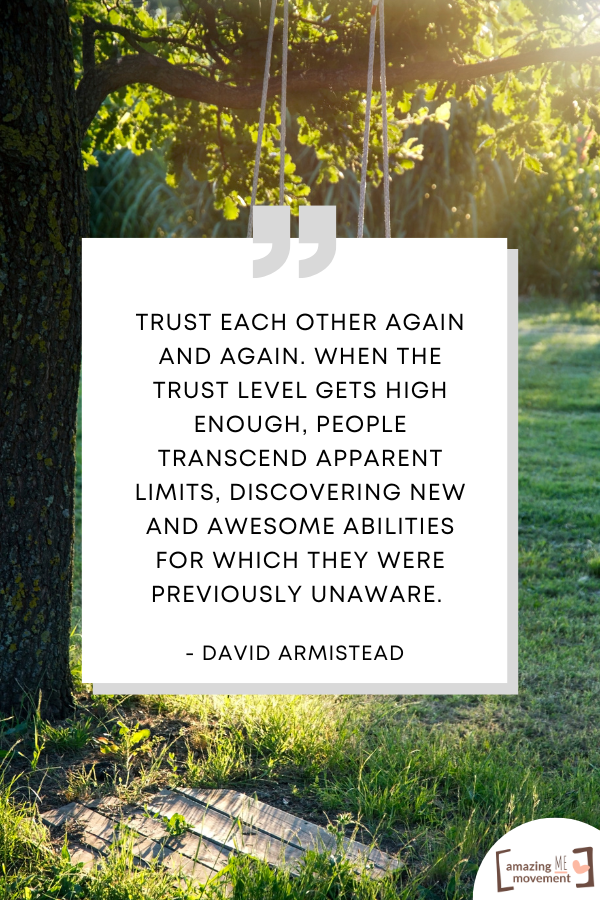 A lovely quote about the importance of trust #TrustPeople #QuotesOnTrust