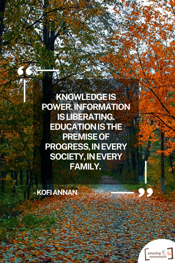 A lovely quote about being educated #EducationMatters #StudentLife