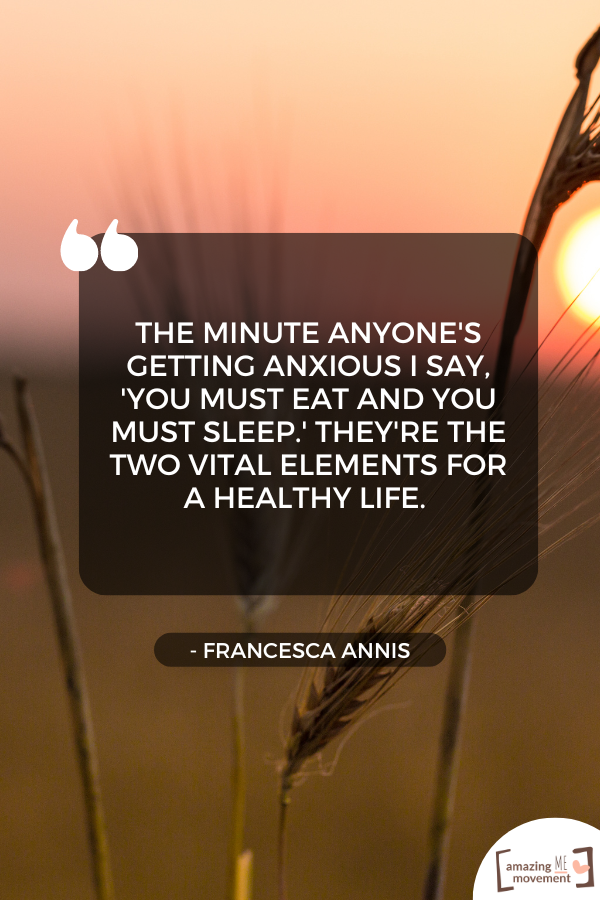 A quote about the importance of sleep #ImportanceOfSleep #RestIsImportant