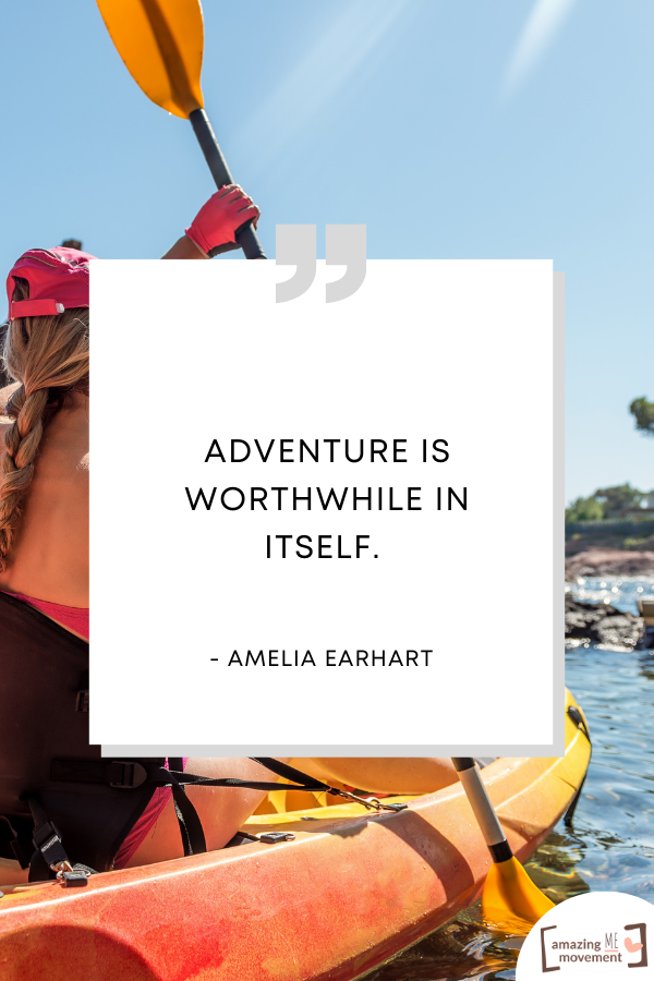 A quote on adventure #AdventureIsWaiting #InspiringQuotes