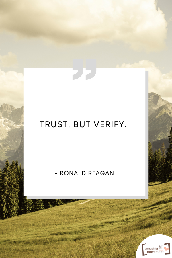 A quote about trusting people #TrustPeople #QuotesOnTrust