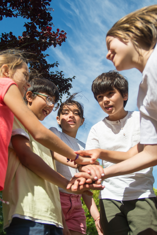 A group of children playing outdoors #InspirationalLessons #LifeLessons