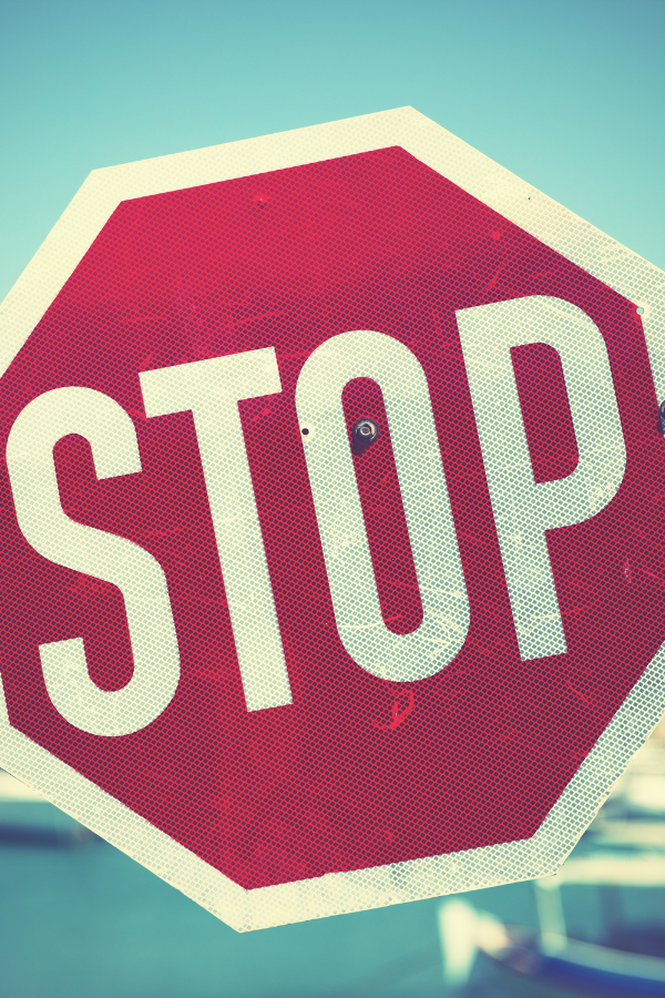 A stop sign #Relationships #Anxiety