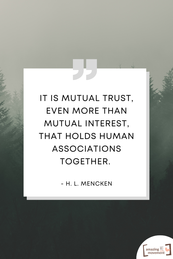 A quote about trusting people #TrustPeople #QuotesOnTrust