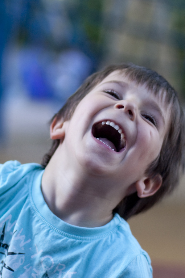 A child smiling while playing #InspirationalLessons #LifeLessons